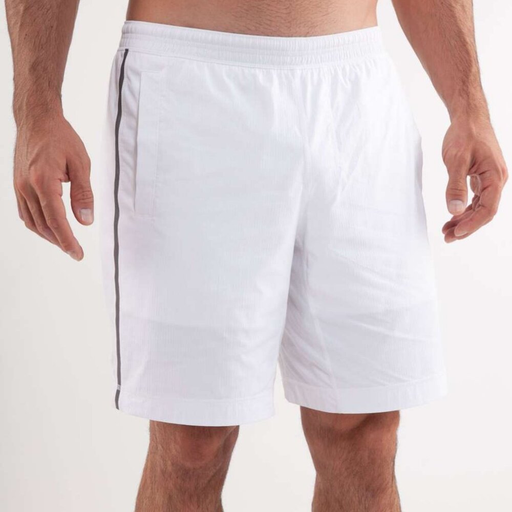 *NWOT Lululemon Men's Run: Response Short 9" Lined - White